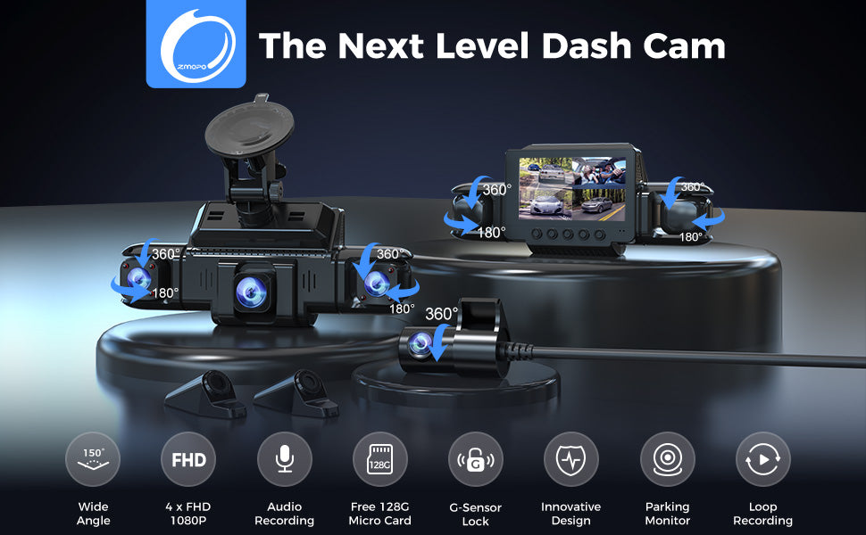 ZMOPO D435 Dash Cam